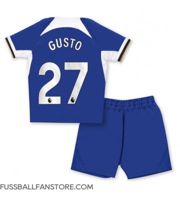 Chelsea Malo Gusto #27 Replik Heimtrikot Kinder 2023-24 Kurzarm (+ Kurze Hosen)